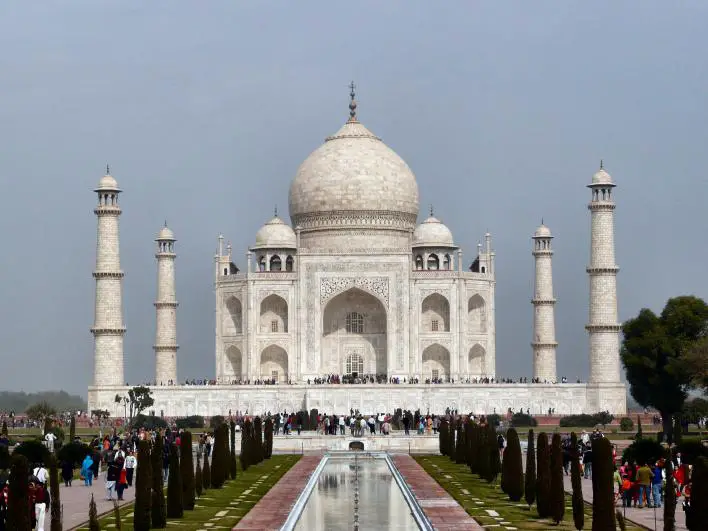 Taj Mahal up close