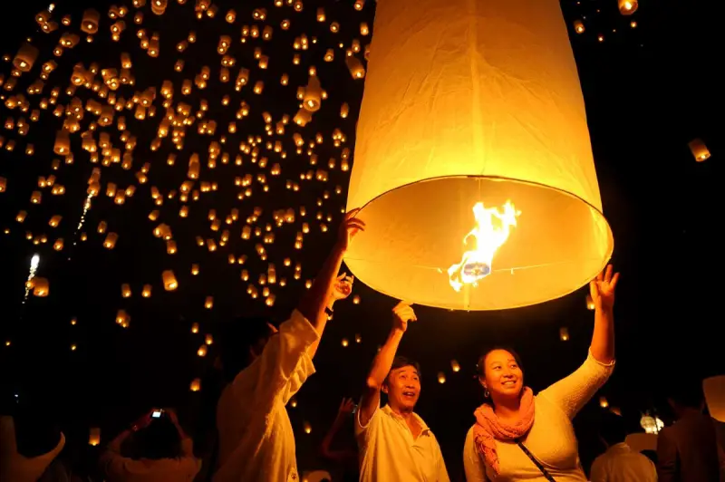 Yi Peng Sky Lantern Festival